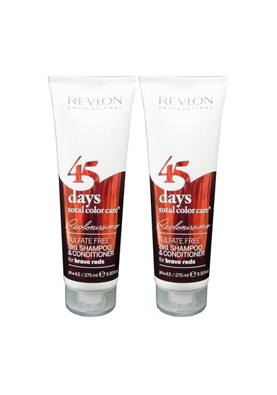 Professional Rp 45 Days Şampuan Brave Reds 275ml 2 Paketi
