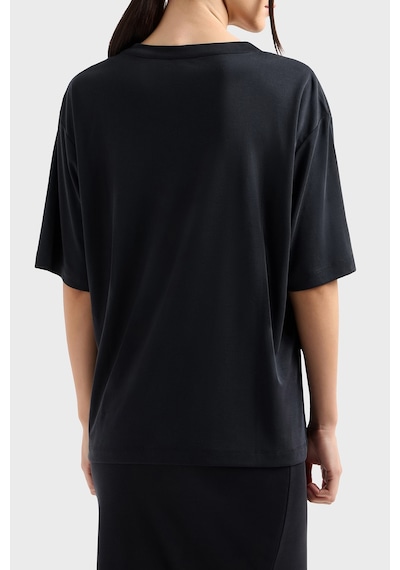 Ea7 Bayan T Shirt 7w000340 Af12956 Uc001 Siyah Siyah