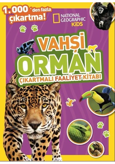 Ng Kids Vahşi Orman Çıkartmalı Faaliyet Kitabı