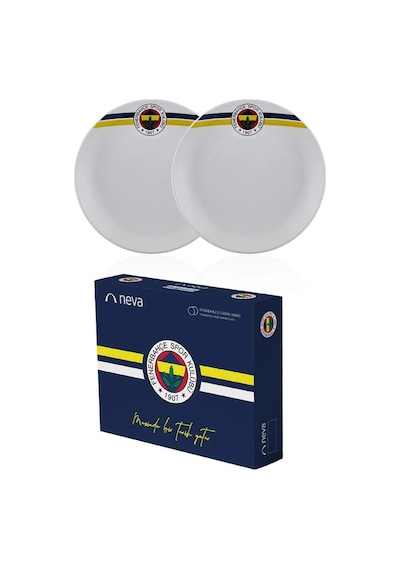Neva FB-ZC148TDS02 N3430 Fenerbahçe Lisanslı Arma Logo Pasta Tabağı 2'li