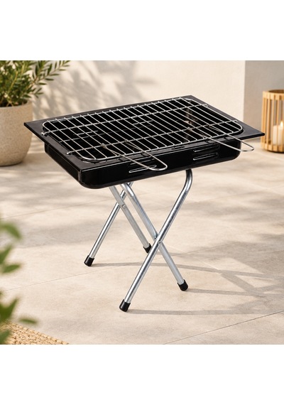 50 Cm Portatif Ayaklı Mangal Bordo