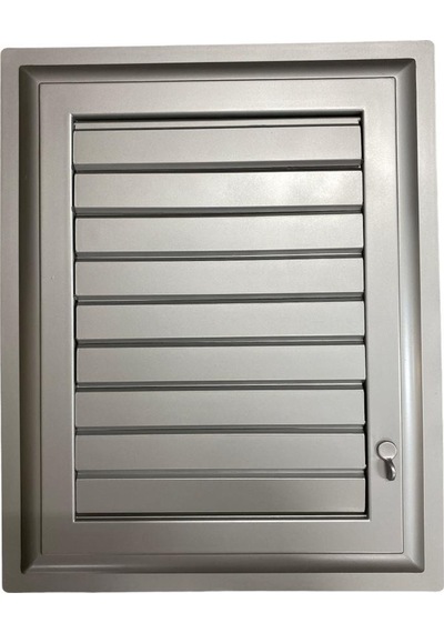 Plastik Menfez 35X55 Gümüş Banyo Wc Havalandırma