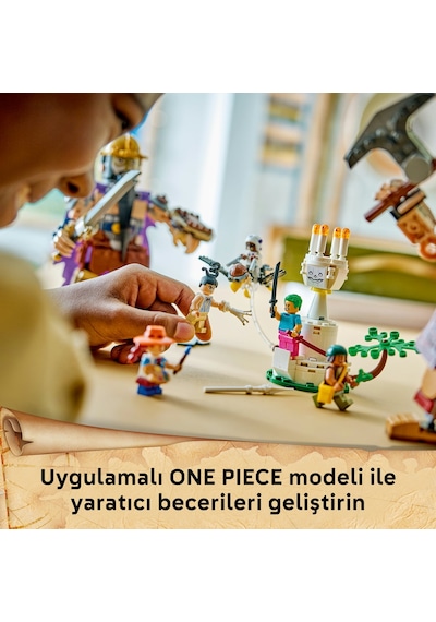 LEGO® ONE PIECE Dorry, Brogy’ye Karşı – Little Garden Devleri 75644 - 9+ için Figür İçeren Yaratıcı Oyuncak Yapım Seti (733 Parça)