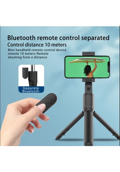Tripod L02 4 In 1 Bluetooth Kumandalı Tripod Selfie Çubuğu