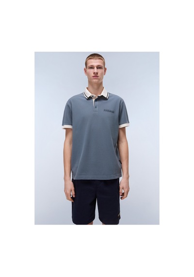 Napapijri Napapıjrı Gri E-zerı Ss Erkek T-shirt Np0a4ıd4g1y1