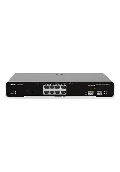 Reyee Rg Nbs3100 8Gt2Sfp P 8 Portlu. 10/100/1000 Gigabit. L2 Yöne