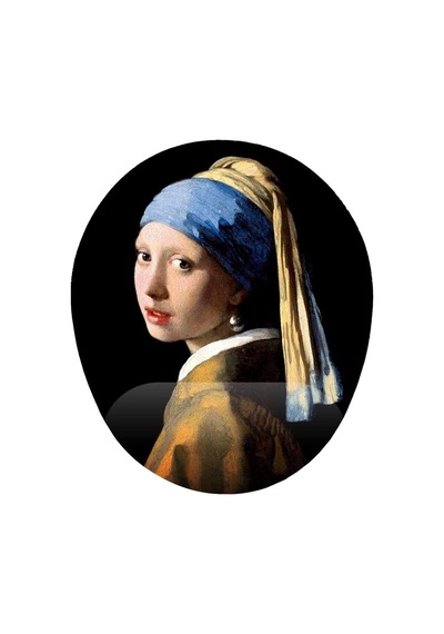 Inci Küpeli Kız - Johannes Vermeer Ressam Bilek Destekli Mouse Pad Mousepad