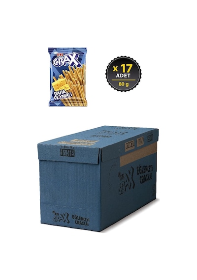 Eti Crax Peynirli Çubuk Kraker 80 G X 17 Adet Sku: Smg8690010029065