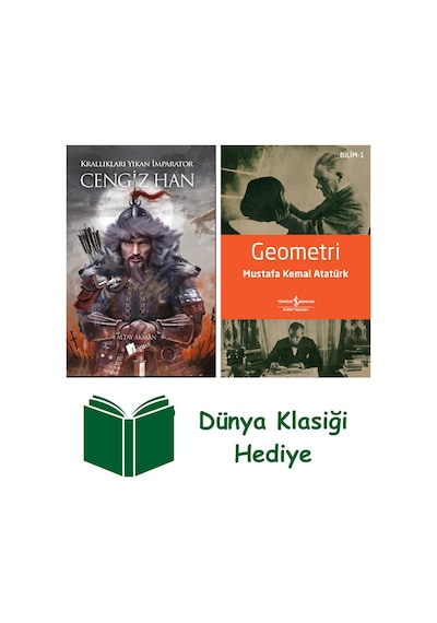 Karanlıkları Yıkan İmparator Cengiz Han + Geometri + Dünya Klasiği Hediye