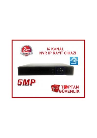 5 Mp Destekli 16 Kanal Nvr Ip Kamera Kayıt Cihazı Arna-4165