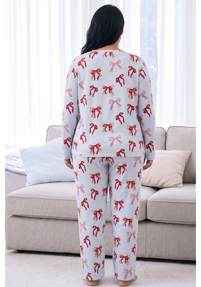 Siyah İnci Desenli Termal Kumaşlı Ultra Soft Yumuşak Büyük Beden Battal Boy Örme Pijama Takımı 26226719 Mavi Siyah İnci Desenli Termal Kumaşlı Ultra Soft Yumuşak Büyük Beden Battal Boy Örme Pijama Takımı 26226719 Mavi