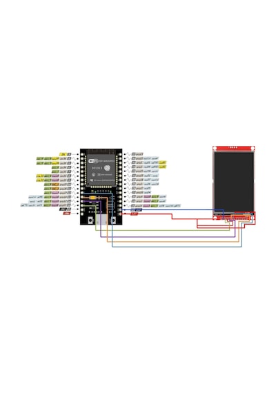 3.5 İnç Tft Lcd Dokunmatik Ekran Modülü - Ilı9488 Sürücülü 320x480 Spı Display Arduino Uyumlu