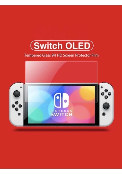 Loges Nintendo Switch Oled Ekran Koruyucu Temperli Cam Premium