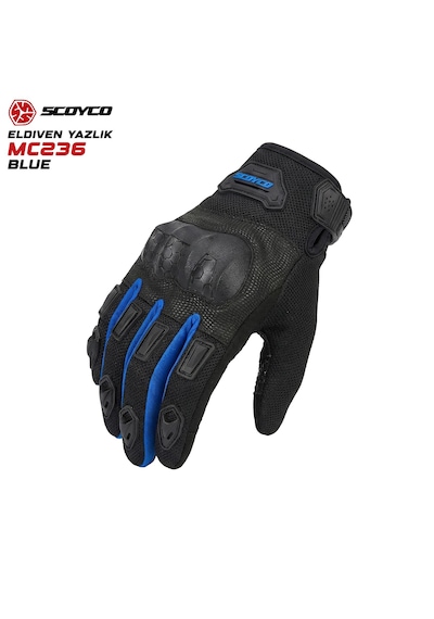 Scoyco Mc236 Yazlık Eldıven Siyah-mavi
