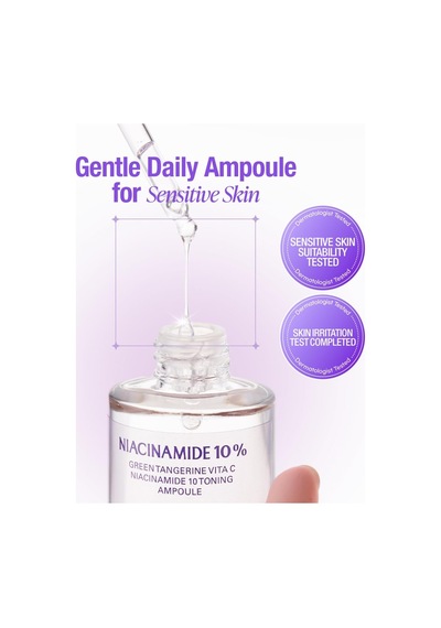 %10 Niacinamide İçerikli Ampul Goodal Green Tangerine Vita C Niacinamide 10 Toning Ampoule