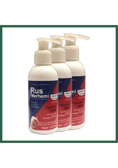 Bezos Süper Glegnd Blue Tüylere Krem 3 Adet X 150 Ml Cevizli & Ceviz Sütlü Russ Merhemi Bzs01
