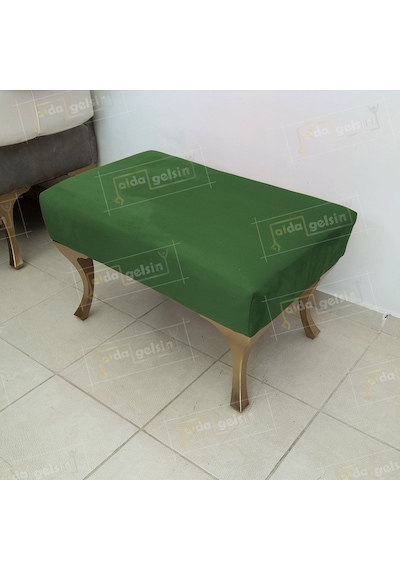 Puf Bench Orta Sehpa 75 Cm Yeşil