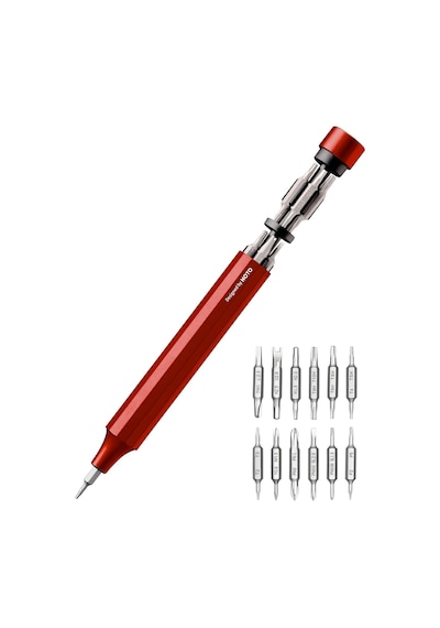 Fixonic Hoto Qwlsd004 24'ü 1 Arada Hassas Kalem Tip Tornavida Seti Turuncu Renk