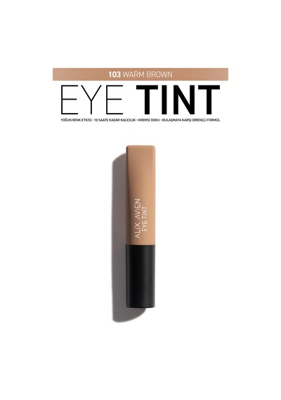 Uzun Süre Kalıcı Kremsi Likit Göz Farı - Eye Tint Creamy Sensation Eyeshadow 103 Warm Brown Kahverengi