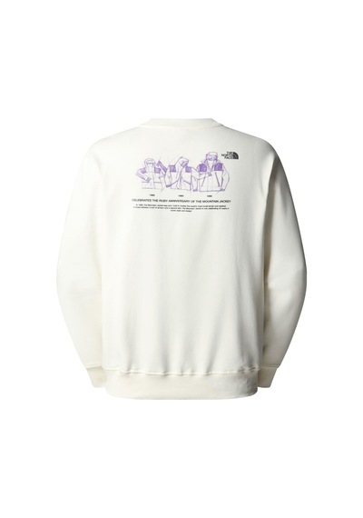 The North Face U Mnt Annıversary Relaxed Crew Swetşört Nf0a8dn6qlı1 Beyaz