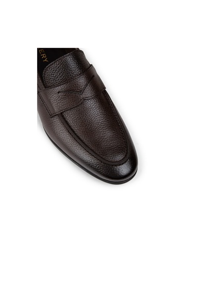 Deery Hakiki Deri Kahverengi Erkek Loafer Ayakkabı - 01988mkhvc01 Kahverengi