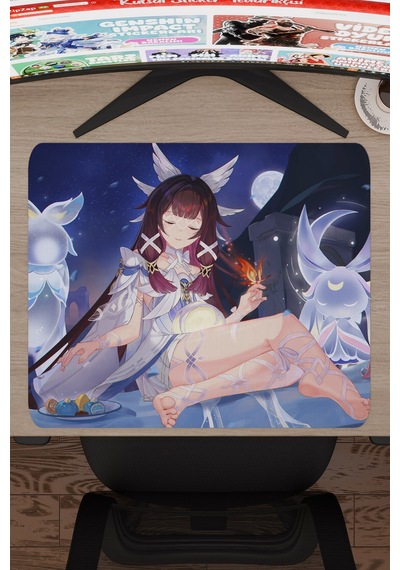 Columbina Damselette Genshin Impact Anime Oyuncu V2 - 48x40 Xl Gaming Mouse Pad Fare Altlığı