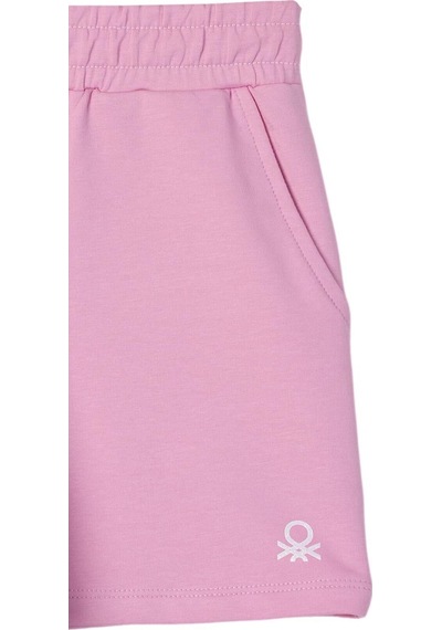 United Colors Of Benetton Kız Çocuk Pembe Şort Bnt-g21275 Çok Renkli