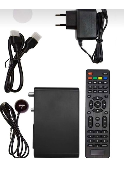 Amstrad 1300M Hem Hd Hem Scart Çıkışlı Usb'li Kasalı Mini Uydu Alıcısı