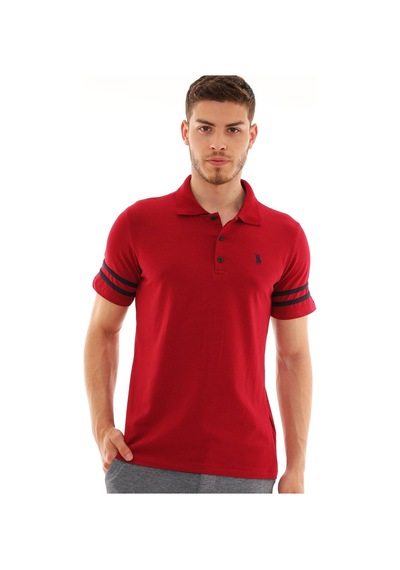 T8585 Dewberry Erkek T-shırt-bordo Bordo