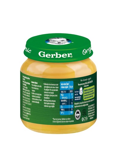 Organik Elma, Şeftali Ve Kayısı Püresi 125 Gram