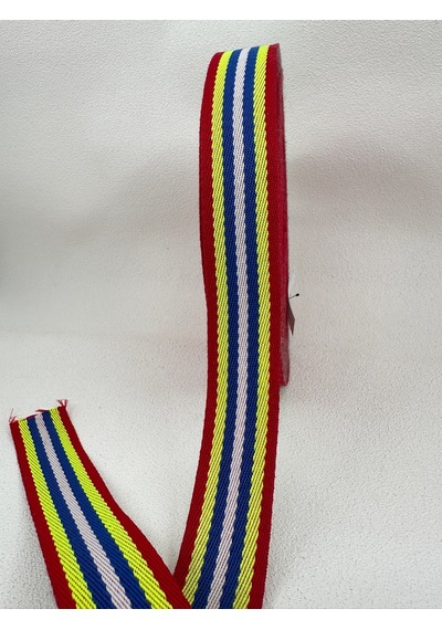 3 Cm Çizgili Şerit-5 Metre- Renkli -1
