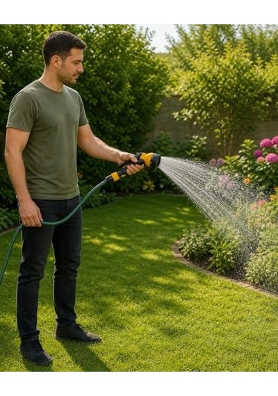 Ayarlanabilir Bahçe Sulama Tabancası 8 Fonksiyonlu, Ergonomik Kaymaz Saplı Sprey Tabancası, Tetik Kilitleme Özelliği, Basınç Ayarlı Su Püskürtme Tabancası, Hortum Bağlantı Adaptörlü, Araç Yıkama Ayarlanabilir Bahçe Sulama Tabancası 8 Fonksiyonlu, Ergonomik Kaymaz Saplı Sprey Tabancası, Tetik Kilitleme Özelliği, Basınç Ayarlı Su Püskürtme Tabancası, Hortum Bağlantı Adaptörlü, Araç Yıkama