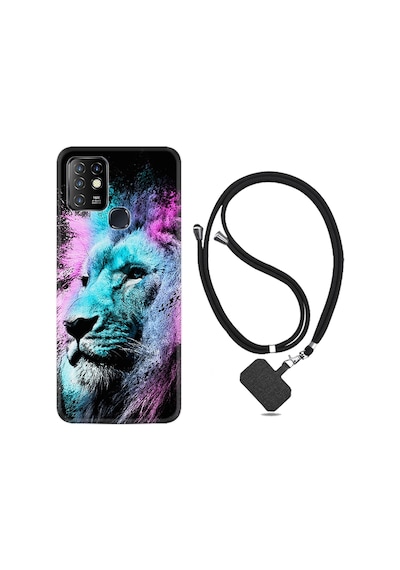Samsung Uyumlu A51 Kılıf Silikon Desen Cars Neon 1618