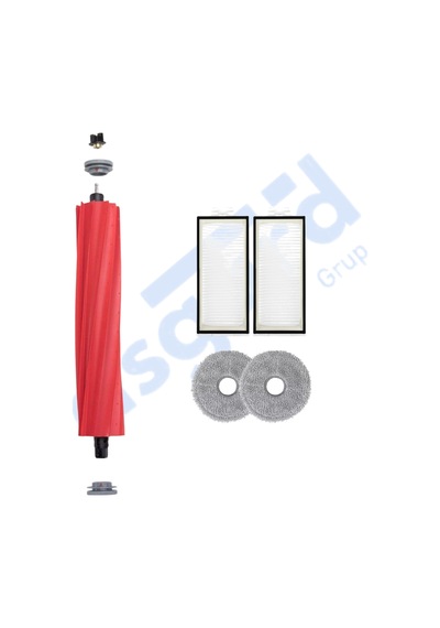 Roborock Q Revo Pro-s-maxv Uyumlu 1 Ana Fırça 2 Filtre 2 Mop Pkt-iasgf0000565