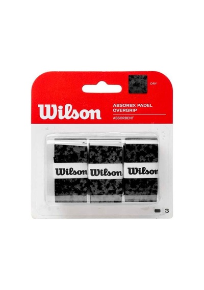 Wilson Absorbx Padel Overgrip 3'lü Siyah Padel Gribi Çok Renkli