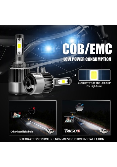 Led far ampulü H15 3570 chip 72W 11.000LM Canbus 12-24V / LAAM560-3
