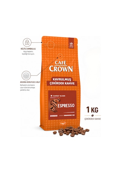 Çekirdek Kahve 1kg Medium Roast, Sunset Blend,espresso Çekirdek Kahve