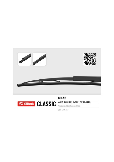 Silecek Süpürgesi 385mm Doğan Slx Semeglbl - 32 Kartal Arka