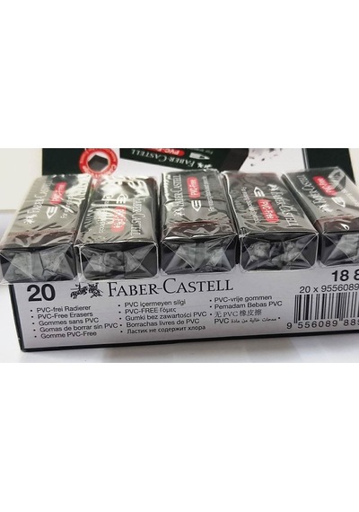 Silgi-faber-castell Büyük Boy Siyah Silgi-5 Adet