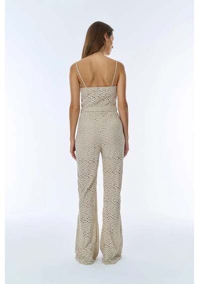 Ollacollection Örme Pantolon Bej