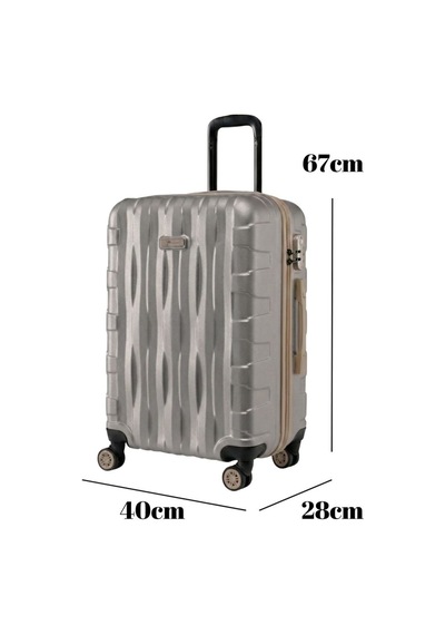 Louisiana Polo Orta Boy Valiz 4x2 Teker Taş-bej 1167 Taş