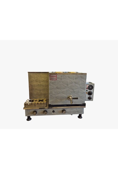 Meşale 2 Demlikli Elektrik + Gazlı Full Otomatik Çay Kazanı - Otantik