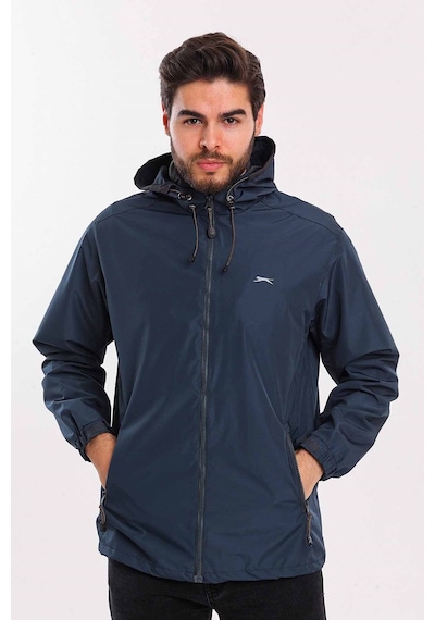 Slazenger OFANS Erkek Yağmurluk Petrol