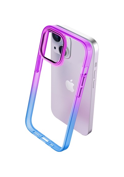 Buff Apple Uyumlu iPhone 14 Plus Air Bumper Rainbow Kilif 560957132