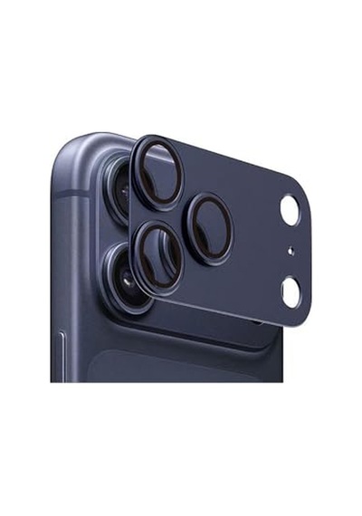 Apple İphone 17 Pro Max İçin Zore Cl-20 Kamera Lens Koruyucu Lacivert Çok Renkli