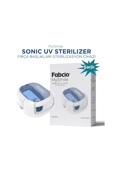 Fabcio Mysmile Diş Fırçası Uv Sterilizasyon Cihazı Beyaz