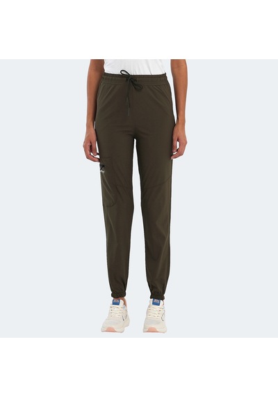 Slazenger NAOKO Kadın Cepli Haki Eşofman Altı
