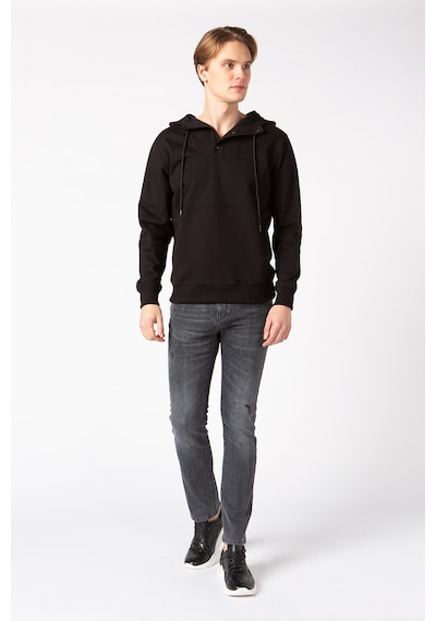 Vigoss Erkek Kapşonlu Sweatshırt 62136-30034 - Siyah Vigoss Erkek Kapşonlu Sweatshırt 62136-30034 - Siyah