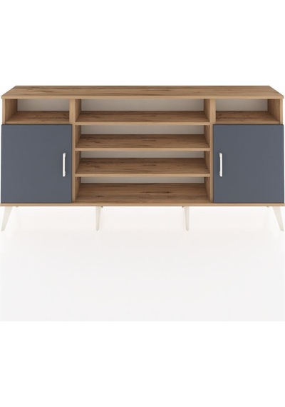 Arges Konsol 5 Raflı 2 Kapaklı 176x30x83 Çam-antrasit/çam Antrasit/çam Arges Konsol 5 Raflı 2 Kapaklı 176x30x83 Çam-antrasit/çam Antrasit/çam