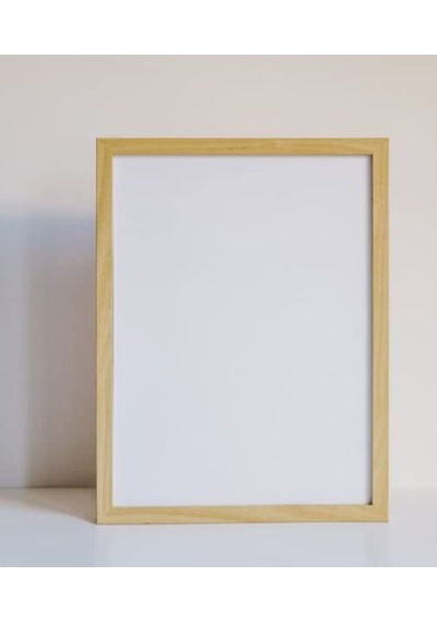 Ahşap Resim Çercevesi, Masif Çerçeve,doğal Ahsap Rengi İle Fotograf, Resim Kolajları, Duvar Galerisi Dekoru Cercevesi 25x35 Açık Bej